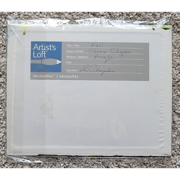 Beautiful Unique Original Art by Sharon Chaples Paint on Canvas Board 8in x 10in - Picture 2 of 3